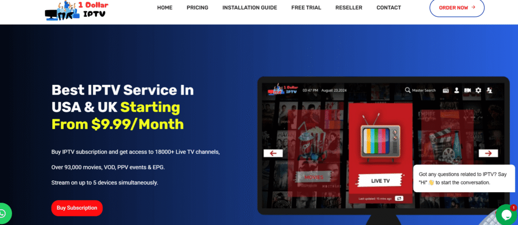 1 Dollar IPTV