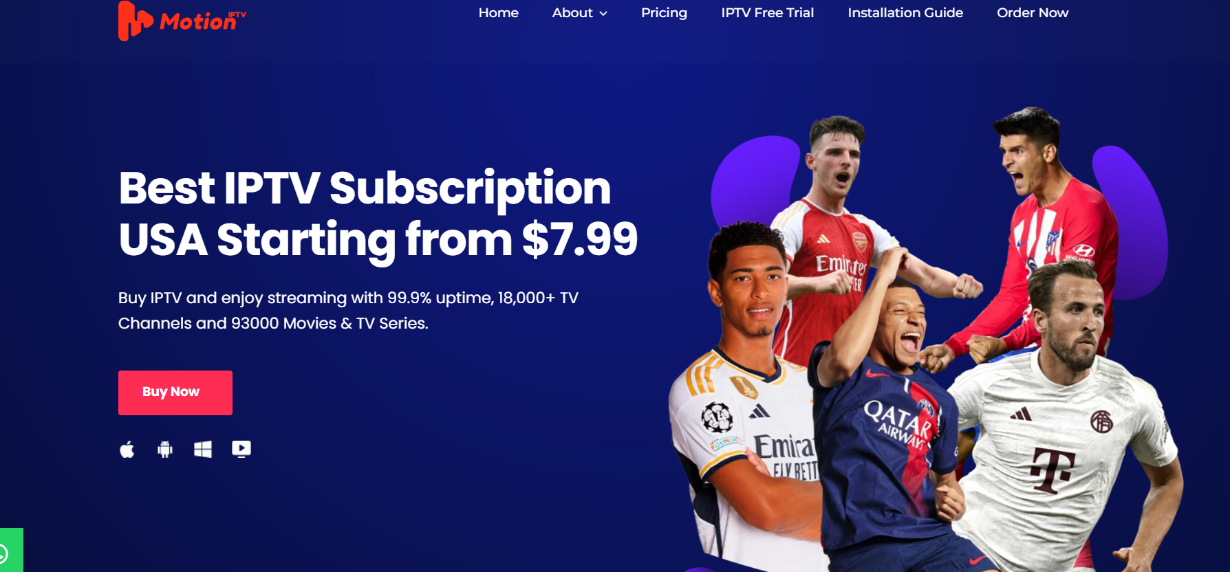 Motion IPTV for sports